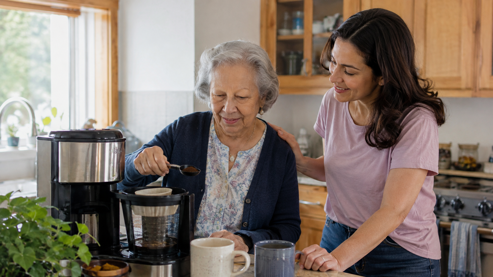 Como familiares podem ajudar no preparo do café sem retirar a autonomia