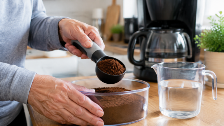 Como medir água e café com menos esforço nas mãos